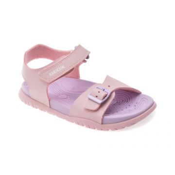 Sandale GEOX roz, J35HQA, din piele ecologica