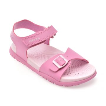Sandale GEOX roz, J35HQA, din piele ecologica
