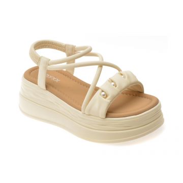 Sandale GRYXX bej, 611, din piele ecologica