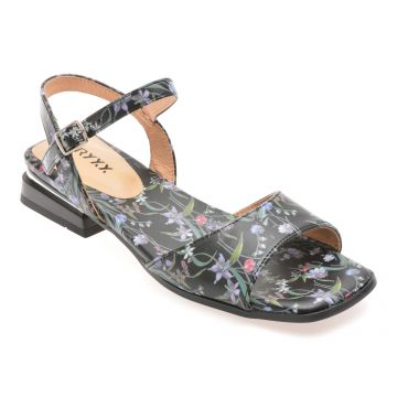 Sandale GRYXX negre, 561, din piele naturala