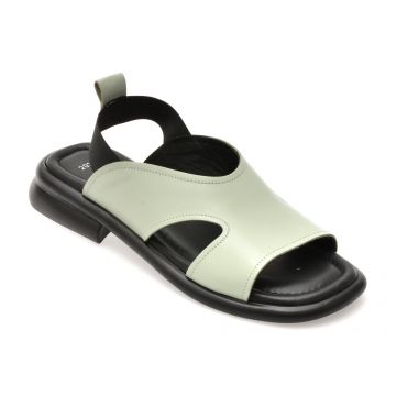 Sandale GRYXX verzi, 22026, din piele naturala