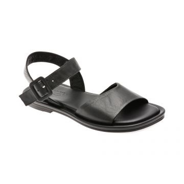 Sandale IMAGE negre, 459884, din piele naturala