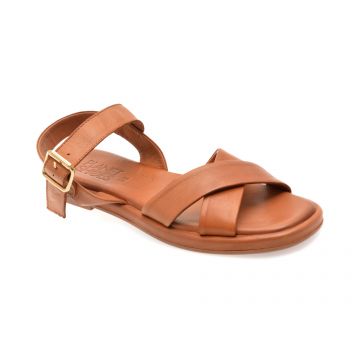 Sandale PLANET maro, 243658, din piele naturala