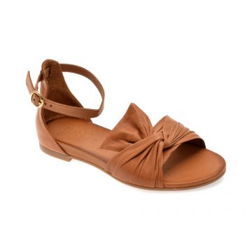 Sandale PLANET maro, 300711, din piele naturala