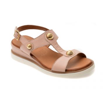 Sandale PLANET nude, 301358, din piele naturala