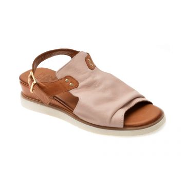 Sandale PLANET roz, 30241, din piele naturala