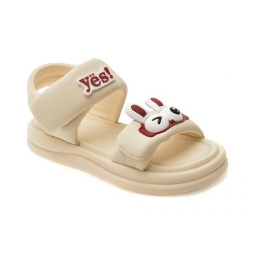 Sandale SELECTION KIDS albe, 25812, din piele ecologica