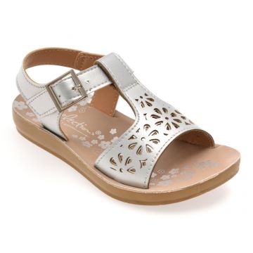 Sandale SELECTION KIDS argintii, 82949, din piele ecologica