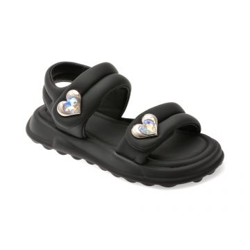 Sandale SELECTION KIDS negre, 6015, din piele ecologica