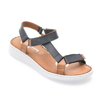 Sandale SHOOZY bleumarin, EV4041, din piele naturala