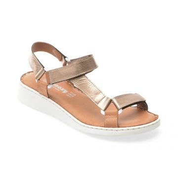 Sandale SHOOZY bronz, EV4041, din piele naturala
