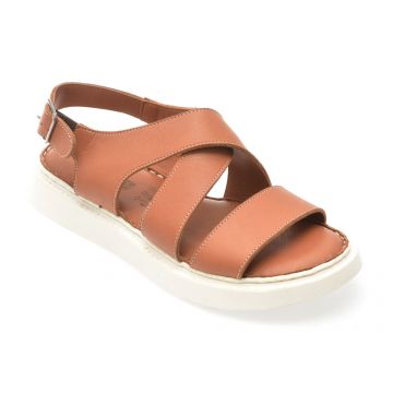 Sandale SHOOZY maro, EV4036, din piele naturala