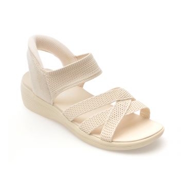 Sandale SKECHERS bej, ARYA, din material textil