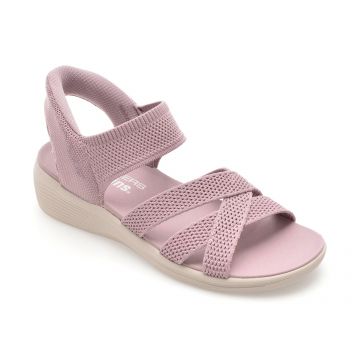 Sandale SKECHERS mov, ARYA, din material textil