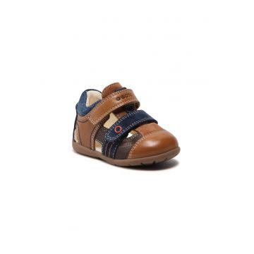 Sandale Baieti -  207846104 - Piele naturala - Maro