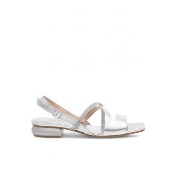 Sandale dama -  590558851443537 - Piele naturala - Argintiu