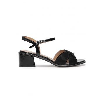 Sandale dama -  590558852164837 - Piele naturala - Negru