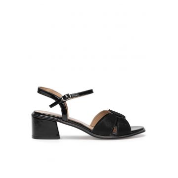 Sandale dama -  590558852164837 - Piele naturala - Negru