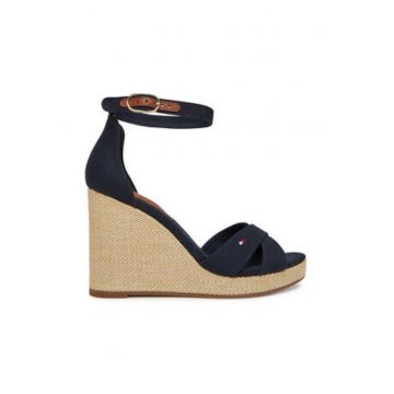 Sandale dama -  material textil - albastru