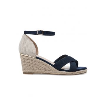 Sandale dama -  Textil - Bleumarin - Bleumarin