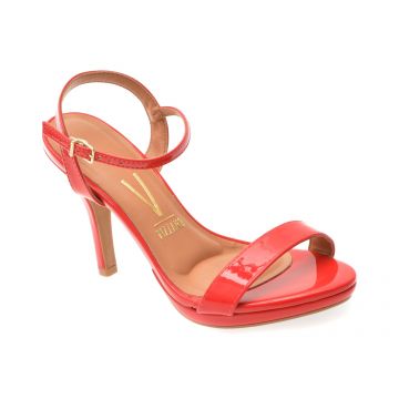 Sandale elegante VIZZANO rosii, 6210101, din piele ecologica