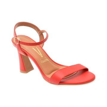 Sandale elegante VIZZANO rosii, 6517100, din piele ecologica