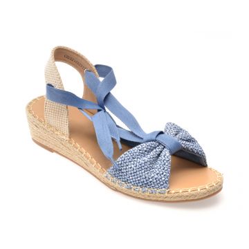 Sandale EPICA albastre, 82917, din material textil