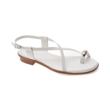 Sandale FLAVIA PASSINI albe, 365603, din piele naturala