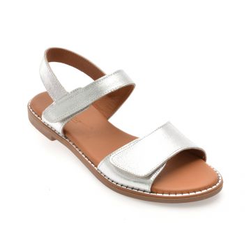 Sandale FLAVIA PASSINI argintii, 2921003, din piele naturala