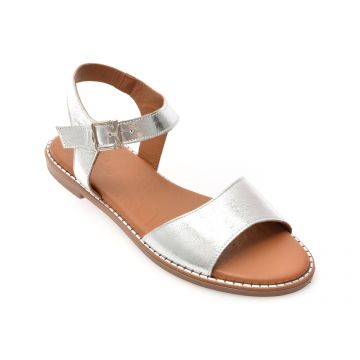 Sandale FLAVIA PASSINI argintii, 2921006, din piele naturala