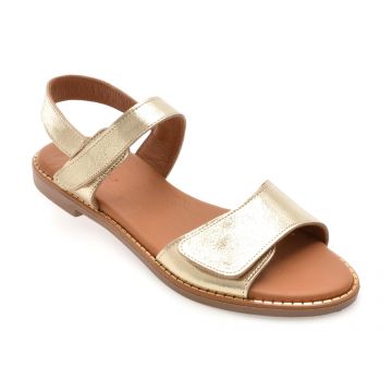 Sandale FLAVIA PASSINI aurii, 2921003, din piele naturala