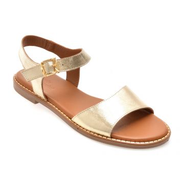 Sandale FLAVIA PASSINI aurii, 2921006, din piele naturala