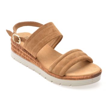Sandale FLAVIA PASSINI bej, 28701, din piele intoarsa