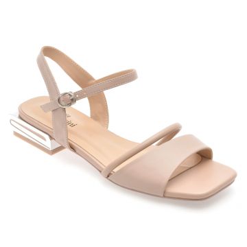 Sandale FLAVIA PASSINI bej, Q2716, din piele naturala