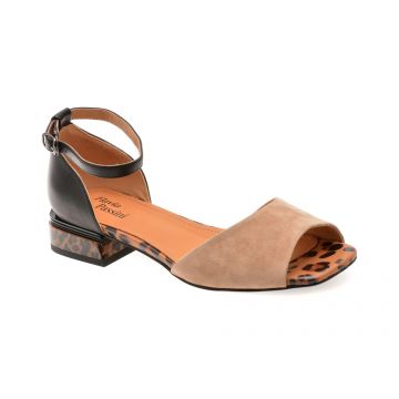 Sandale FLAVIA PASSINI maro, H140, din piele naturala