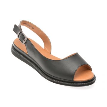 Sandale FLAVIA PASSINI negre, 17721, din piele naturala