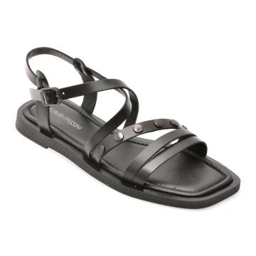 Sandale FLAVIA PASSINI negre, 203M757, din piele naturala