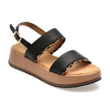 Sandale FLAVIA PASSINI negre, 28700, din piele naturala