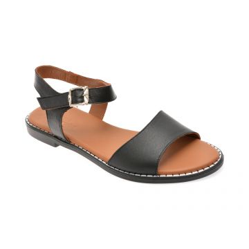Sandale FLAVIA PASSINI negre, 2921006, din piele naturala