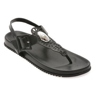 Sandale FLAVIA PASSINI negre, 364609, din piele naturala