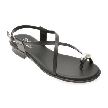 Sandale FLAVIA PASSINI negre, 365603, din piele naturala