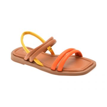 Sandale FLAVIA PASSINI portocalii, 203TA41, din piele naturala