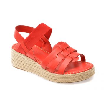 Sandale FLAVIA PASSINI rosii, 366411, din piele naturala