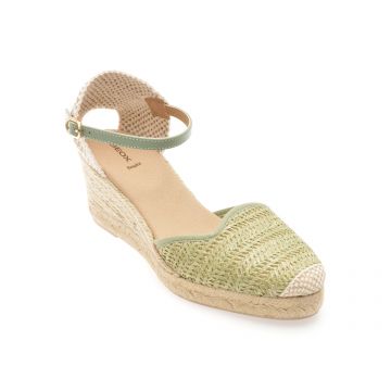 Sandale GEOX verzi, D55NGE, din material textil