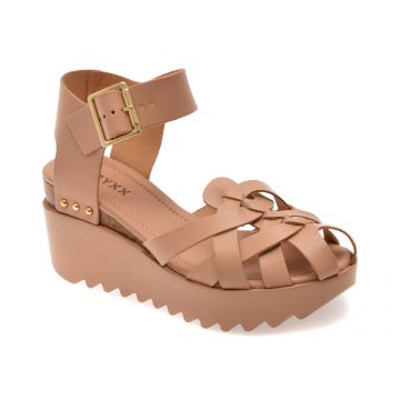 Sandale GRYXX maro, 353002, din piele naturala