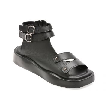 Sandale GRYXX negre, 2452947, din piele naturala