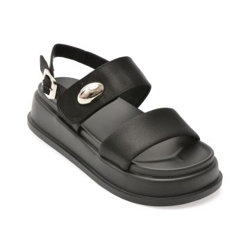 Sandale GRYXX negre, 790, din material textil