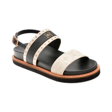 Sandale LAURA BIAGIOTTI bej, 9078, din piele ecologica