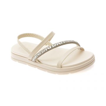 Sandale MOLECA albe, 5490104, din piele ecologica