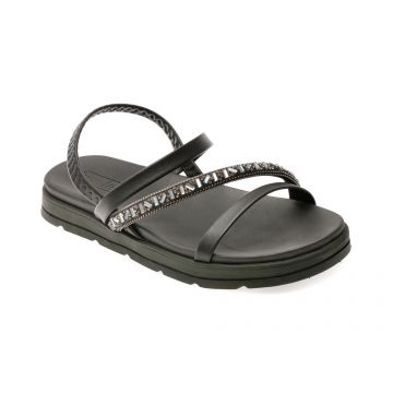 Sandale MOLECA negre, 5490104, din piele ecologica